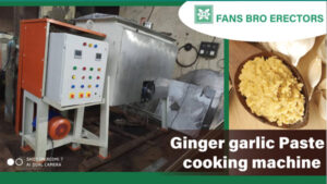 Ginger garlic Paste cooking machine manufacturer, supplier and exporter in Mumbai, India