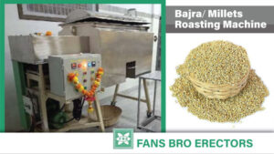 Millets/ Bajra Roasting Machine manufacturer, supplier and exporter in Mumbai, India