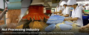 Roasting Machines for Nut processing industry manufacturer, supplier and exporter in Mumbai, India