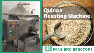 Teff (Quinoa) Roasting Machine manufacturer, supplier and exporter in Mumbai, India