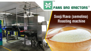 Rava Roasting Machine manufacturer, supplier and exporter in Mumbai, India
