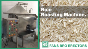 Rice Roasting machine manufacturer, supplier and exporter in Mumbai, India